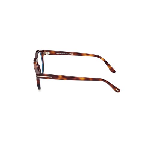 Buy Tom Ford Eyewear Unisex Brown Oval Eyeglass Frames - FT5887-B 49 ...