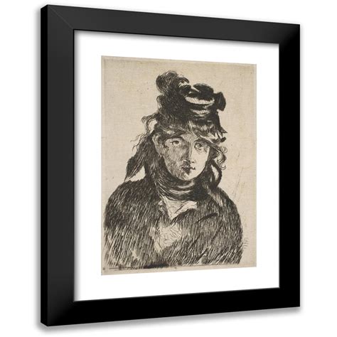 Édouard Manet 14x18 Black Modern Framed Museum Art Print Titled