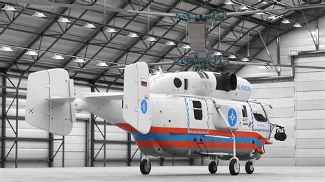 Kamov KA32 Russia EMERCOM Helicopter 3D Model $169 - .3ds .blend .c4d ...