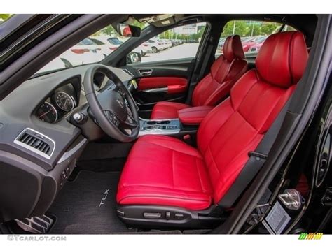 Red Interior 2018 Acura TLX V6 SH-AWD A-Spec Sedan Photo #126395529 ...