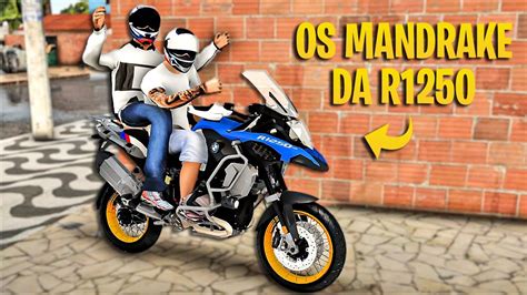 PUXOU CORTOU RASPOU DE BMW R1250 DO TRECHO GTA SAN ANDREAS YouTube