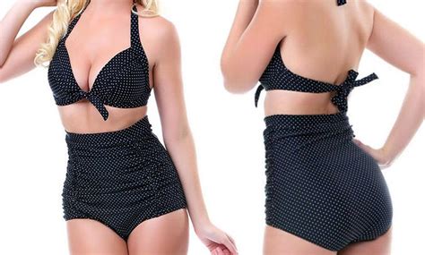 Up To Off High Waist Push Up Bikini Groupon
