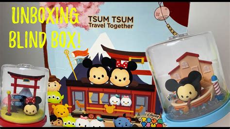 Unboxing Asmr Blind Box Disney Tsum Tsum Travel Together Youtube