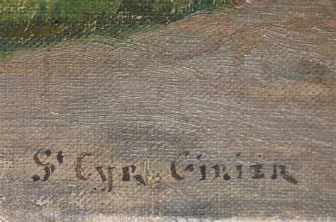 Proantic: Jean-Aimé Saint-Cyr Girier, Paysage Des Dombes (1892)