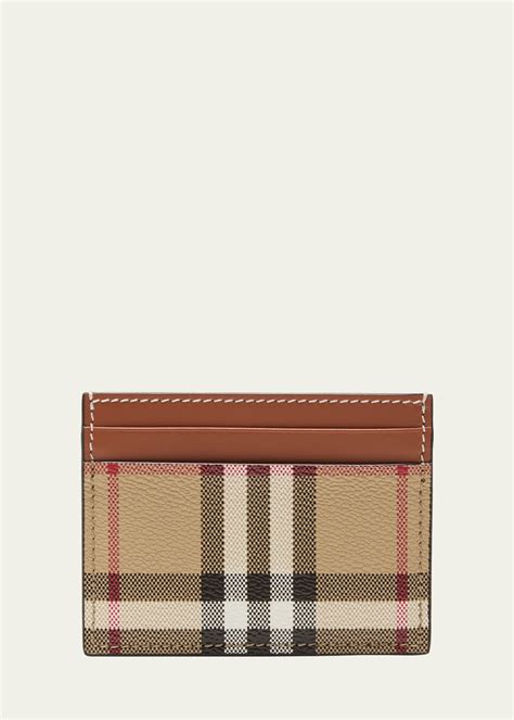 Burberry Sandon Check Card Holder Bergdorf Goodman