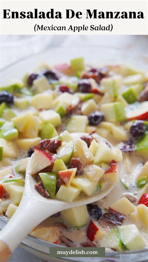 Ensalada De Manzana (Apple Salad) | Muy Delish