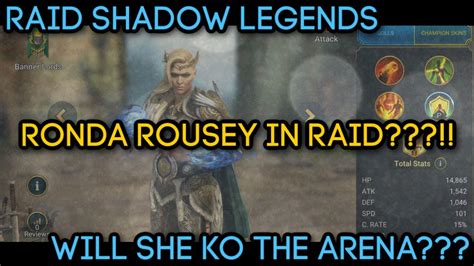 Ronda Rousey Is A New Champ In Raid Kit Review And Promo Code Raid Shadow Legends Youtube