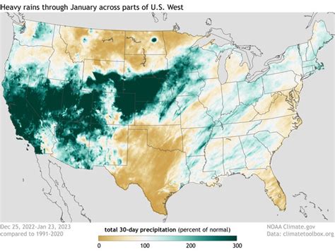 Atmospheric rivers take a chunk out of California drought | NOAA ...