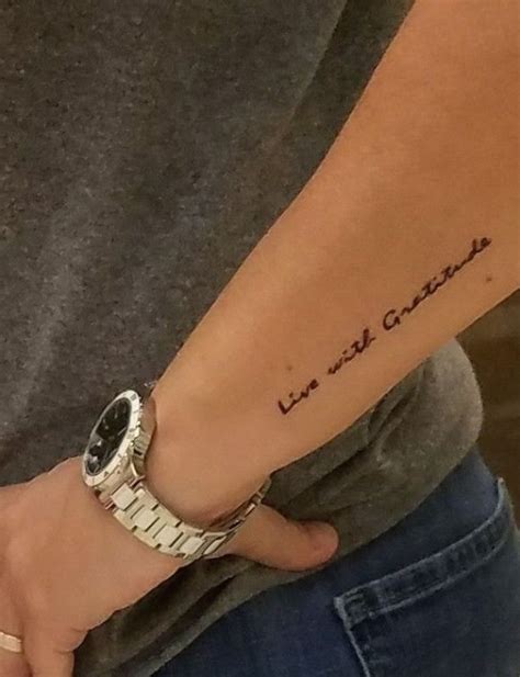 Forever Grateful Tattoo