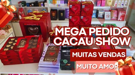 MEGA PEDIDO CACAU SHOW PARA O DIA DOS NAMORADOS YouTube