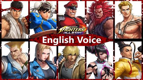 Kof Allstar X Street Fighter Make Sfv Sf Characters English Voice