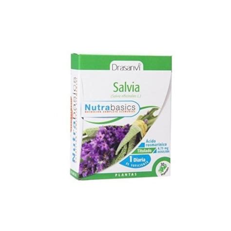 Drasanvi Nutrabasics Salvia 30 Cápsulas ENVIO EM 24 HORAS