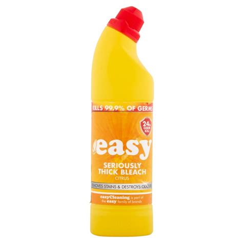 Easy Seriously Thick Bleach Citrus 750ml Case Of 12 Wholesale