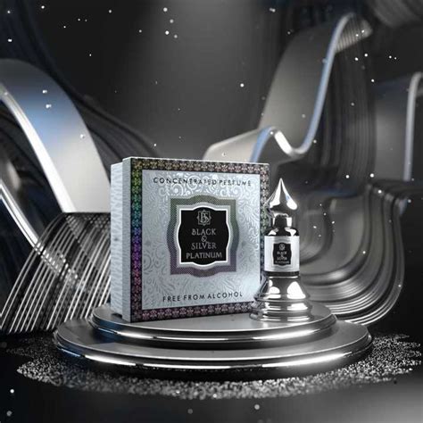 Musk Al Mahal Black And Silver Platinum Attar For Men 12ml Darazpk