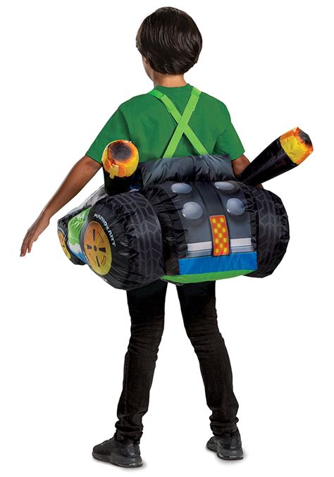 Inflatable Yoshi Kart Kid's Costume