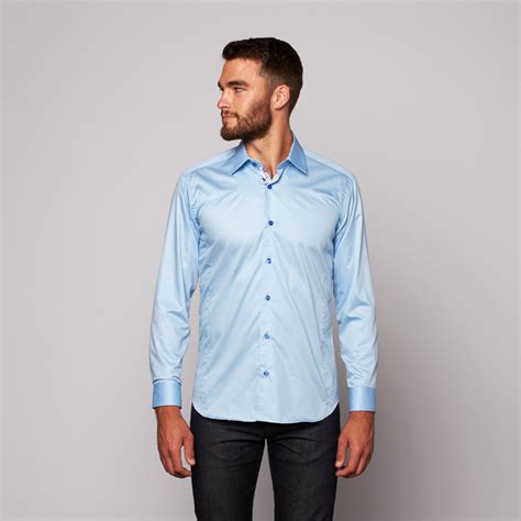 Thomas Button Up Shirt Baby Blue S Jared Lang Touch Of Modern