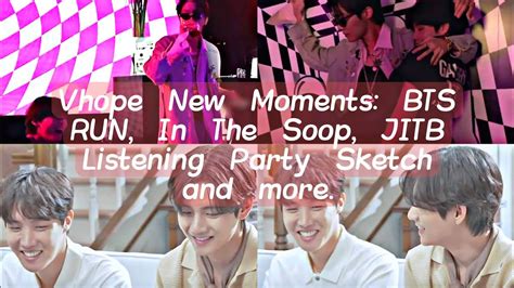 Vhope New Moments Bts Run In The Soop Jitb Listening Party Sketch