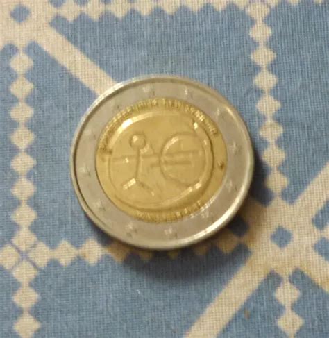 SELTENE 2 EURO Münze Strichmännchen WWU 1999 2009 F Bundesrepublik