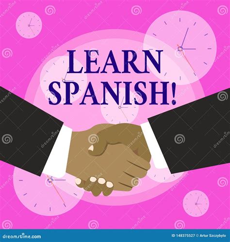 Conceptual Hand Writing Showing Learn Spanish Business Photo