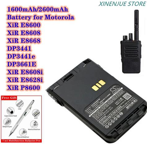 Two Way Radio Battery PMNN4440 PMNN4502A For Motorola XiR E8600 E8608