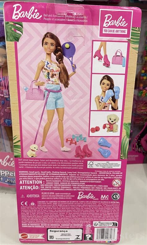 2022 Barbie Self Care Sports Doll And Accessories Hkt91 Toy Sisters