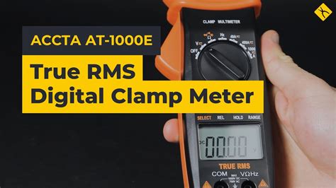 Accta At E True Rms Digital Clamp Meter Youtube