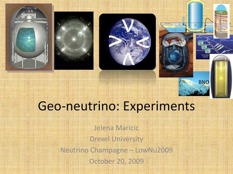 PPT - Geo-neutrino: Experiments PowerPoint Presentation, free download ...