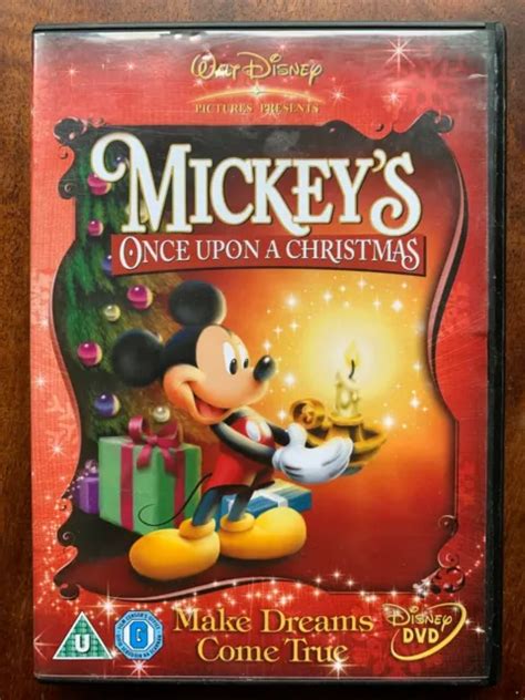 MICKEY'S ONCE UPON A Christmas DVD Mouse Walt Disney Cartoon $18.30 ...