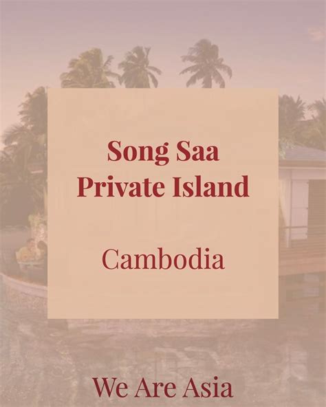 Song Saa Private Island | Viagens