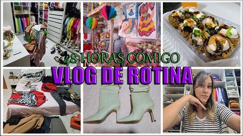 VLOG DE ROTINA BATE PAPO LOOK DO DIA COMPRINHAS HOT ROLL MUITO TRABALHO