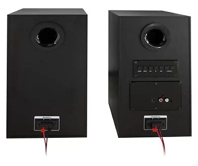 iLive Black Bluetooth & Wired Bookshelf Speakers, 2-Pack | Big Lots