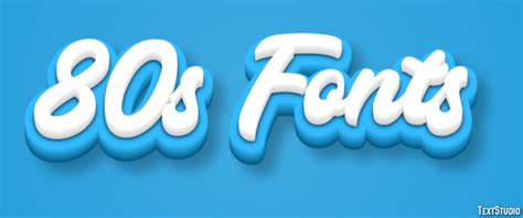 80s Fonts Text Effect and Logo Design Font