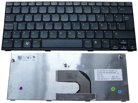 Teclado Dell Inspiron Mini 10 1011 Parte 0G208M Ref CLDLIM101011