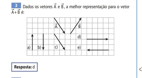 Dados os vetores A e B a melhor representação para o vetor A B é