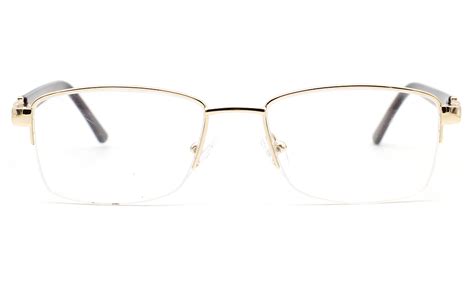 Half Rim women eyeglasses(Gold)