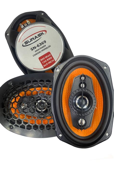 AGUILAS Sn 6369 900 Watt 150 Rms 6x9 inç Oto Oval Hoparlör 1 Sınıf