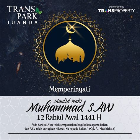 Transpark Official Selamat Memperingati Maulid Nabi Muhammad Saw 12 Rabiul Awal 1441 H