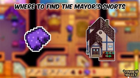 Where To Find The Mayors Shorts In Stardew Valley Stardew Valley