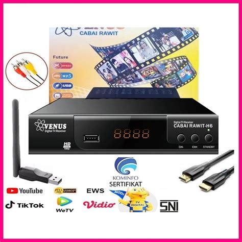 Jual Set Top Box Venus Cabai Rawit H Digital Dvb T Receiver Shopee