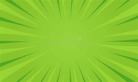 Comic Green Book Pop Art Background Bright Green Backdrop With