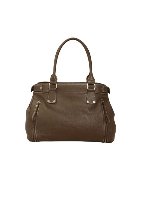 Bolsas Longchamp Leather Tote Bag Cinza Original Gringa