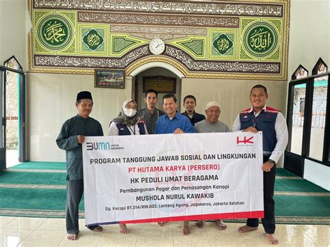 BENTUK TANGGUNG JAWAB SOSIAL LINGKUNGAN HUTAMA KARYA BANGUN MASJID