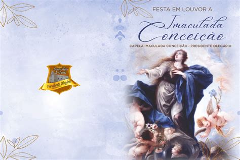 Festa Em Louvor A Imaculada Concei O Come A Nesta Quarta Feira Em