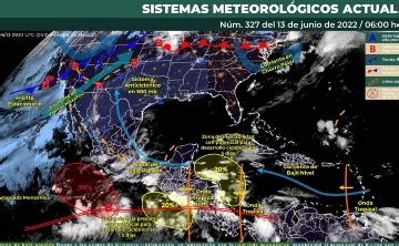 Clima en México onda tropical Núm 4 mantendrá lluvias