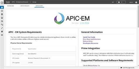 Cisco Application Policy Infrastructure Controller Enterprise Module