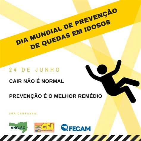 Campanha Sobre Preven O De Quedas Em Idosos Angsc Associa O