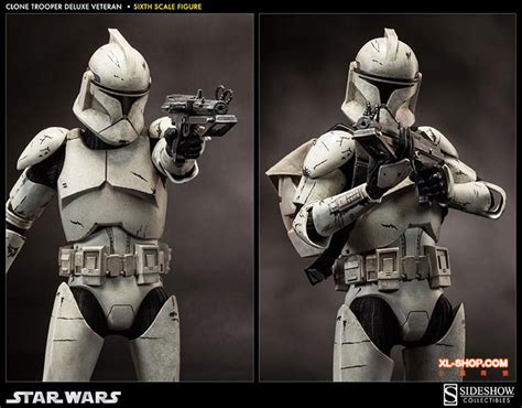 Sideshow Star Wars Clone Trooper Deluxe Veteran 1 6 Scale Figure