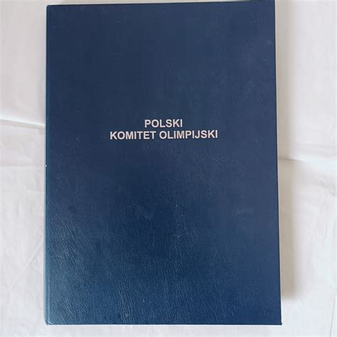 Duza Plakieta Polski Komitet Olimpijski W Etui 11786825282