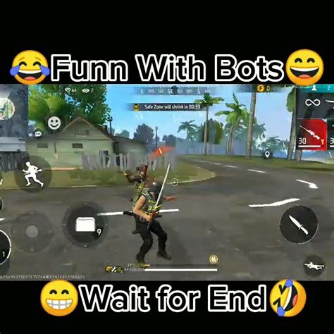 🤩funny Scene😂 In Free Fire 😜 Wait For End Funn With Bots🤣