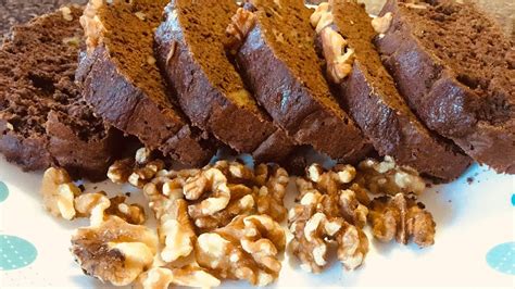 Eggless Chocolate Banana Walnut Cake Whole Wheat Banana Walnut Cake